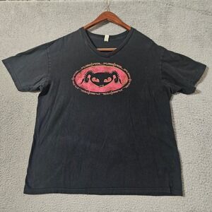Vintage Puscifer V Neck Women's T Shirt‎ Black Distressed Faded Size XL?